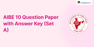 AIBE 10 Question Paper with Answer Key (Set A)